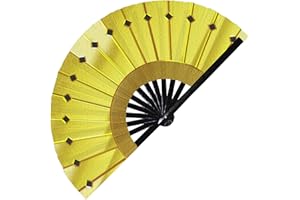 FAN-DOM Avatar Kyoshi Krieger Handfächer Suki Fan Suki Kostüm Suki Cosplay Avatar Anime Fans Großer Faltfächer Cosplay Zubehör Cosplay Handfächer The Last Airbender Handfächer (Style 1)