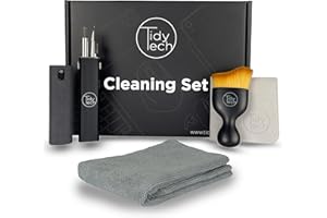 TidyTech Premium Cleaning Set – ideal für Apple Geräte (Display, MacBook, iPad, Tastatur & AirPods,...)