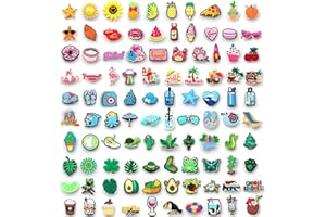 ZOCONE 101 Piezas Pins para Crocs PVC Adornos Charms Forma Diferente, Pin Crocs Accesorios de Zapato para Niños Animados Decoración de Zapatos para Regalo de Cumpleaños Fiesta