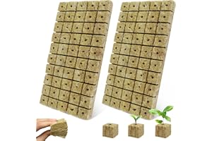 Stenull, odling, stenull, kub, 100 st, rockull, kub, 2,5 x 2,5 x 3 cm, stenullväxter, miljövänliga och god luftgenomsläpplighet för jordlös, odling, sticklingar, klonväxter