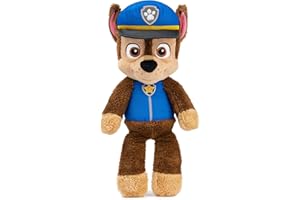 GUND PAW Patrol Official Chase Take Along Buddy Pluszowa zabawka, pluszak premium dla dzieci w wieku od 1 lata, niebiesko-brązowy, 13"