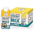 Coconut Merchant Organic Coconut Milk, 330ml x6 | Tetra Pak | for Curries, Soups, Sauces, Smoothies and Drinks | Vegan| Ethically Sourced | Drink It, Add it, Stir it | 330ml x6