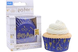 PME Harry Potter Cápsulas para Cupcakes Forradas de Aluminio, Set de 30, Mundo Mágico
