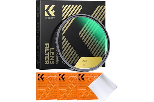K&F CONCEPT Filter UV 67mm Nano-X MRC HD Super Mince Multi-Couches Haute-Transmittance Imperméable pour Objectif Appareil Photo