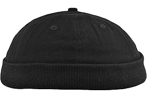 Balke Bonnet docker - En pur coton - Aspect toile - Taille unique réglable - Été/hiver