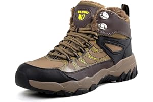 TIAROOTT Wanderschuhe Damen Herren Trekkingschuhe Winter Warm Gefüttert Winterschuhe Knöchelhoch Wanderstiefel Outdoorschuhe