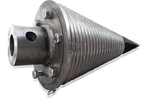 ALL-TECH Drillkegel 230 mm Spaltgerät 230/2/+F3T Drillkegel Kegelspalter Holzspalter mit Flansch für Rotator 3T