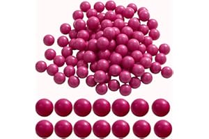 LAMBID 100 X .68 Cal Paintball Kinetic Round for Self Defense and Practice, Reusable .68 Caliber Paintball Ammo Solid Nylon Balls Projectile Fit for Byrna SD and T4E HDR (3.6 Grams)