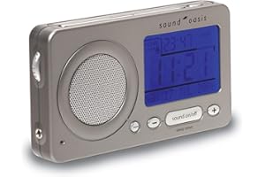 Sound Oasis S-850W Travel Sleep Sound Therapy System, Silver