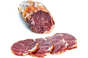 0,3 kg Longe Iberique PATA NEGRA INTENSE GOURMET - Lomito Intenso Iberico Espagnol - Charcuterie Espagnole - Saucisson Sec Iberique - Viande Seché - Panier Gourmand