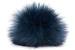 styleBREAKER pompón de Pelo Artificial para Gorros y Beanies, Piel sintética, pompón de Pelo de Invierno 04024161