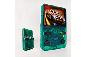 LAIMAEN R36S - Console di gioco portatile retrò da 128 GB, oltre 20000 giochi classici integrati, sistema Linux con schermo HD MIPI IPS da 3,5", dispositivo portatile per giochi e intrattenimento da 3500 mAh