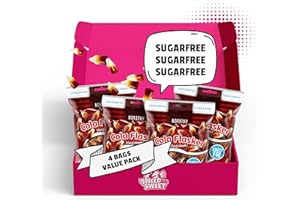 NEEDFORSWEET Nordthy Bonbons Bouteilles Cola Sans Sucre 4 x 80g (320g) – Véritable Gomme/Fruit Gomme Danoise Sans Sucre – Oursons Gélifiés Low Calorie – Snack Sain & Idéal pour Diabétiques