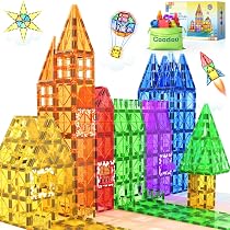 Coodoo Blocs de construction jouets pour enfants de 3 ans et plus