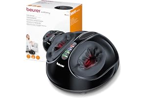 Beurer FM 90 fot massageapparat, med luftkompressionsmassage, värmefunktion, tre shiatsu-massagekombinationer