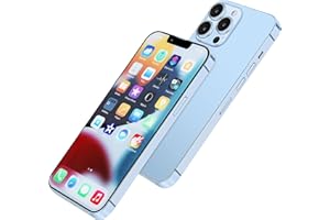 Perusha Without Logo Non-working Phone Dummy Display Model Pretend Phone toy for Phone 13 Pro Max 13 mini (6.7 inches, Blue Colorscreen)