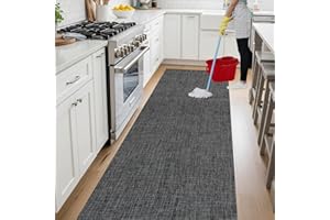 parpyon® Tappeto cucina Antiscivolo Lavabile passatoia LUCY ANTISCIVOLO aderisce perfettamente a terra non piega si PULISCE con un Mocio o panno - tappeti runner moderno (50X180, 65)