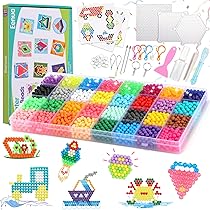 Set Perline D'acqua 7200 Pezzi - 36 Colori Inclusi Luminosi, Con Accessori - Gioco Creativo Fai Da Te Per Bambini