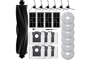 Tillbehörsset för Dreame L10s Ultra Gen3/X40 Ultra Complete/X40 Master/L10s Ultra Gen2/L40 Ultra/L50 Ultra AE, för Mova P50 Pro Ultra/P70 Pro Ultra Huvudborste Torkduk Filter