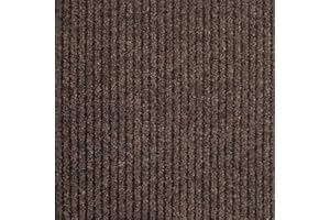 247Floors Ultra Heavy Duty Matting Domestic & Contract Carpet Gel Rubber Backing Entrance Lobby (Brown - 2m x 1.5m)