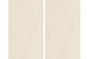 Allazone 2 PCS tissu Aiguille de poinçon en coton, tapis punch needle, broderie, 67 x 50 cm