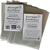 25-Pack BCW 8 X 10 Inch Photo Poly Sleeves - Soft, Clear Protective Holders