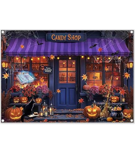 Halloween Pumpkin Graveyard Backdrop - 5x3 Ft Party Background For Kids Trick Or Treat
