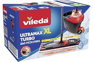 ‎VILEDA Vileda Ultramax XL Turbo, 2in1 Microfibre, Rot