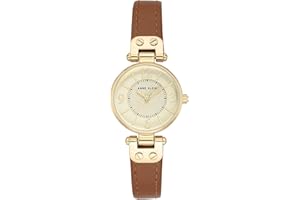Anne Klein Women's Leather Strap Watch