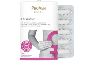 Pro-Ven Probiotics for Women |Female-Friendly Bacteria, Cranberry & Hormone Support | 17.5 Billion CFU Clinically Researched Live Bacteria | 30 Capsules, UK Made