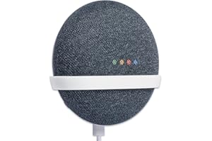 P3D-Lab Wall Mount for Google Home Mini, Google Home Mini Wall Bracket Tiny White - 3 Years Warranty - Made in UK