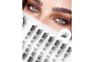 ‎SILIGLI Siligli Cat Eye Wimpern Extensions Mixed 7-13mm D Curl Lash Clusters - DIY Extensions für Linke und Rechte Augen - 8 Paar