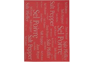 Winkler - Torchon métis Sel & Poivre – 50x70 cm – Tissu en lin et coton, absorbant - Serviette à vaisselle, chiffon de nettoyage, lingette de séchage