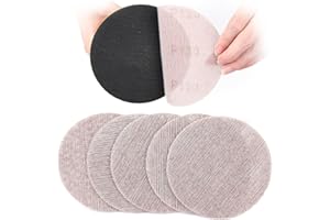 Sruhrak 125mm Mesh Sanding Discs, 50 PCS Net Sandpaper 120 Grit Hook and Loop Sanding Pads for Drywall Sander Efficient Dust Removal Random Orbital Sander Polishing