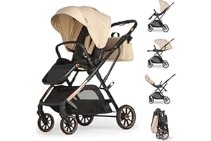 Lejoux+ Baby Pushchair (Beige)