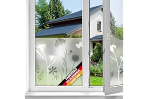 d-c-fix vinilo adhesivo para cristales ventanas Florecer estático premium opaco translúcido privacidad decorativo para mampara de ducha baño lámina pegatina 45 cm x 1,5 m