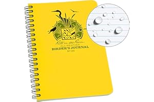 RITE IN THE RAIN BIRDER'S JOURNAL SIDE SPIRAL BOUND WHITE/YELLOW (rozmiar 4.6X7")