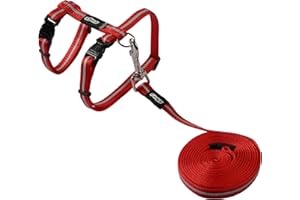 ROGZ CLJ16-C smycz i naczynia Alleycat, S, czerwony