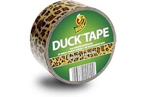 Ducktape 199887 Nastro Telato Creativo Dressy Leopard, 48 mm x 9.1 m