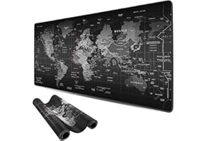 ADM PASS GROUP - Alfombrilla para Ratón XL, Mousepad XXL 80 x30 Cm Alfombra Gaming Base de Goma Antideslizante PC Tapete con Microfibras, Accesorios de Oficina. (80cm x 30cm)