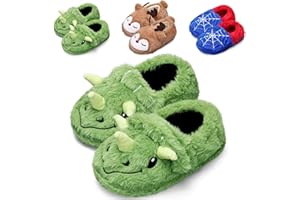 WateLves Kids Cute Bunny Unicorn Cat Girls Boys Slippers - Children's Closed-back Warm House Anti-slip Fluffy Slippers