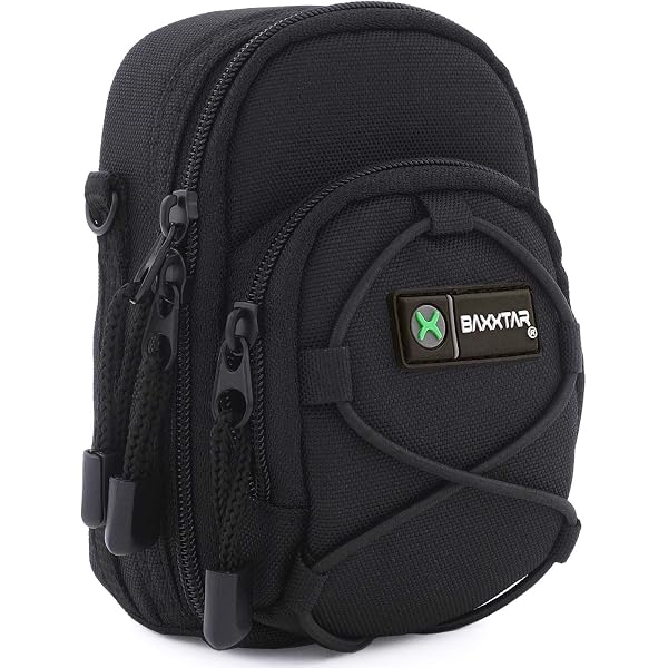 Housse Appareil Photo Violette - Compatible Nombreux Compacts - Avec Bandoulière Et Poche