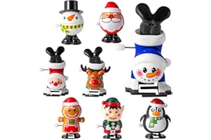 JOYIN 8 Stück Weihnachten Wind Up Toy Sortimente Stocking Stuffers für Weihnachten Party Favor Supply Zubehör