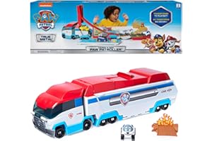 Paw Patrol - Pat Patrouille - Camion Patrouilleur 2 en 1 True Metal - Véhicule avec Circuit, Voiture, Accessoires - Pat Patrouille Jouet - Voiture Enfant - Jouet Enfant 3 Ans Et +