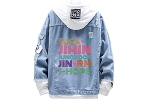 Dolpind Veste JHope Rap Monster Jin Suga Jimin V Sweat à capuche en jean Kpop JHope Rap Monster Jin Suga