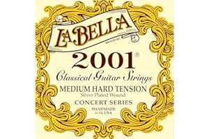 LA BELLA Labella L2001MH Concert Série Jeu de Cordes pour Guitare Medium Hard
