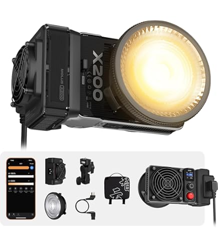 Zhiyun MOLUS G300 [Official] 300W LED Video Light with APP Control