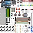 IDUINO Beginners Super Starter Kit for Compatible with Arduino UNO R3, LCD1602, Breadboard, DC Motor, 8x8 Dot-Matrix, without Tutorial and Code