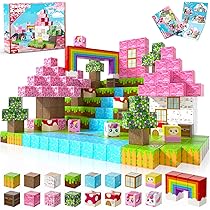 Magneverse 210 Delen Magnetische Bouwstenen 6 Poppetjes - Verken het Betoverde Bos en Beleef een Magisch Avontuur, Creatief Educatief Speelgoed als Cadeau voor Kinderen 6-12 Jaar