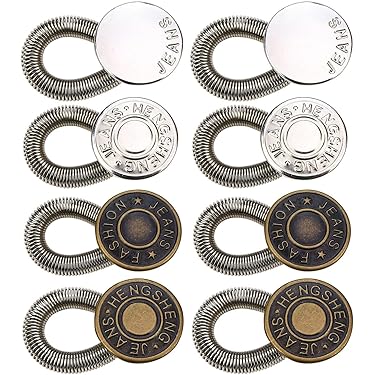 Set 12 Fermagli Per Camicia In Metallo E Resina - 2 Misure Regolabili | Per Abbigliamento E Fai-Da-Te - Foto 10